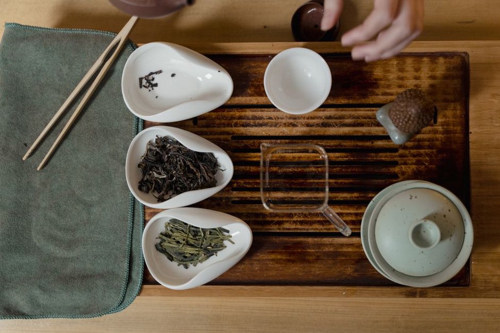 Feuilles d’oolong prêtes pour plusieurs infusions