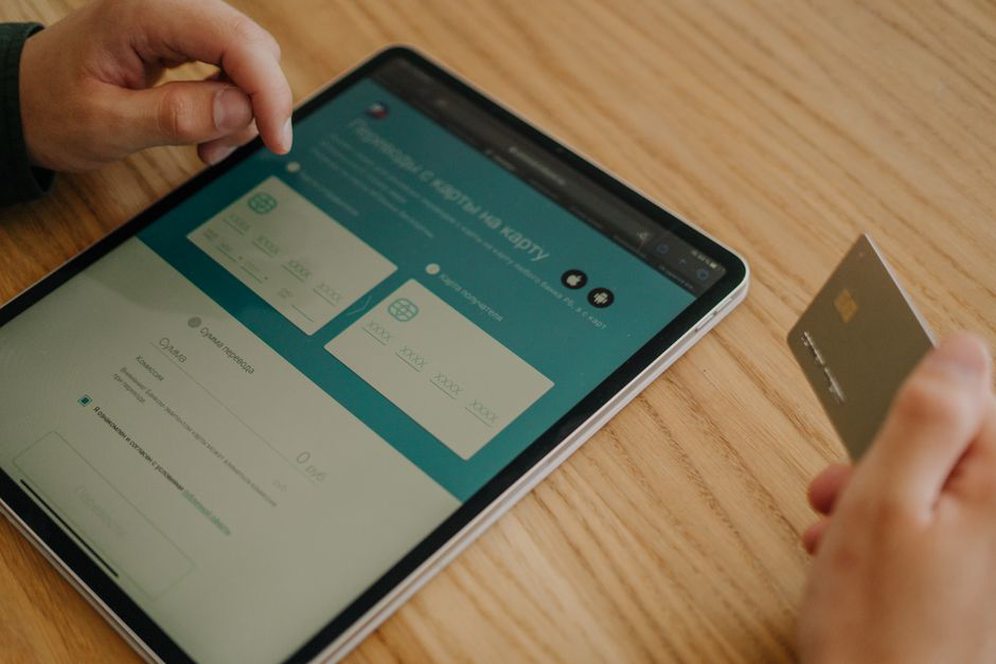 Interface de retrait et choix du moyen de paiement