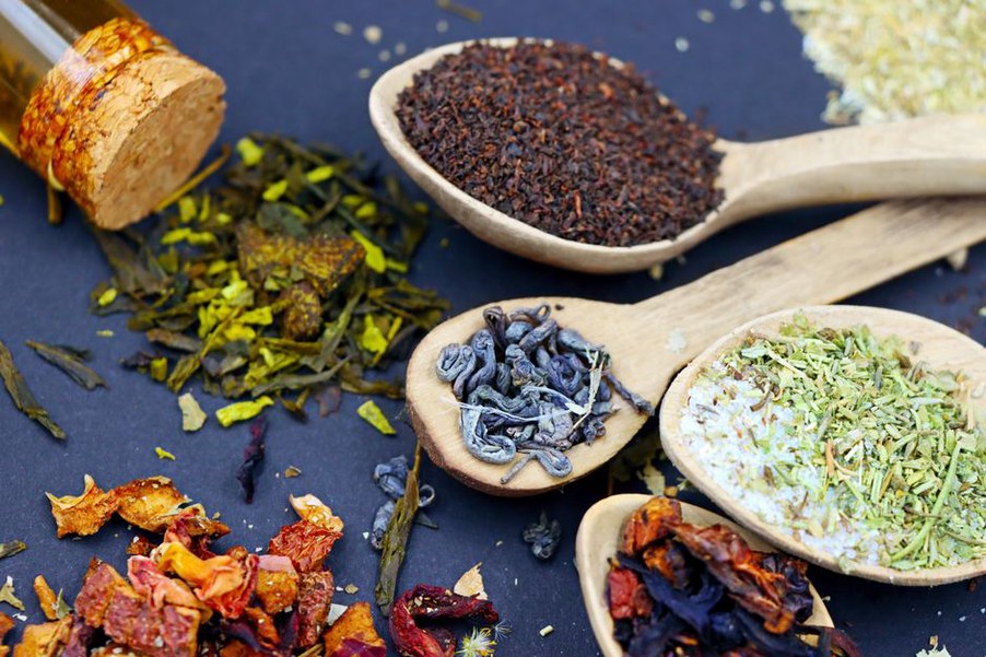 Mélange de thé aux agrumes et fruits séchés